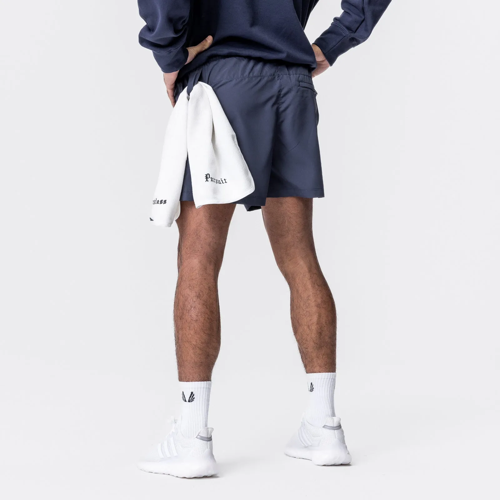 0676. Vintage 5" Training Short - Navy