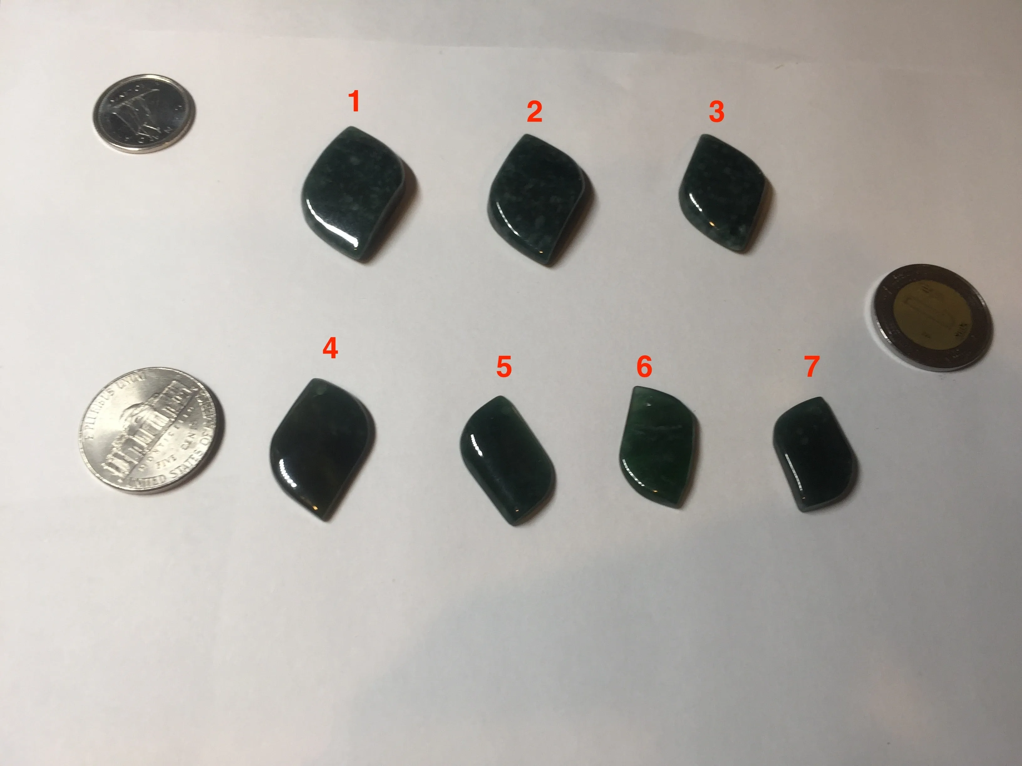 100% natural type A Guatemala jadeite jade icy watery green black gray with flying snow Willow leaf pendant group BP64