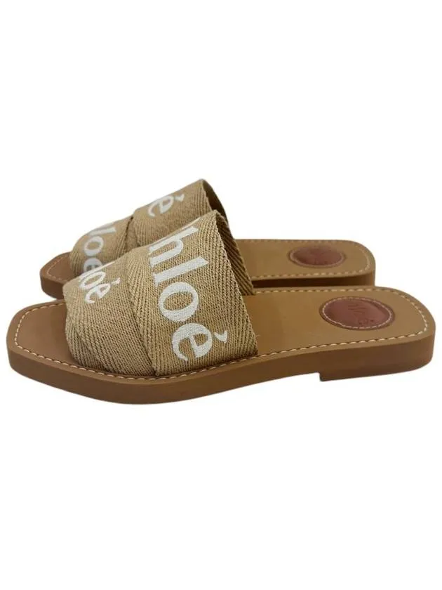 24SS Woody Logo Strap Women’s Slippers CHC23U18 24J