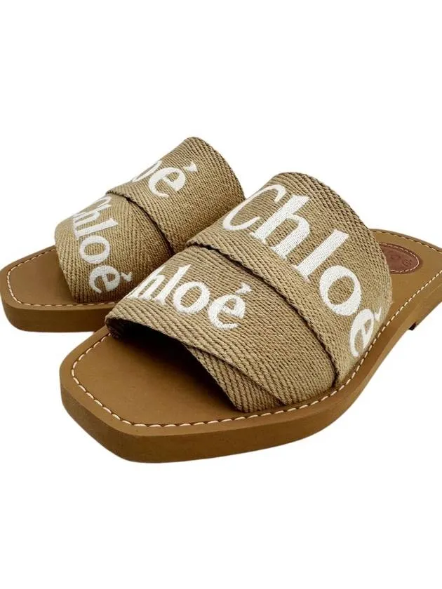 24SS Woody Logo Strap Women’s Slippers CHC23U18 24J