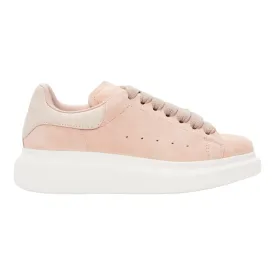 Alexander McQueen Larry Oversized Sneaker Suede Tea Rose