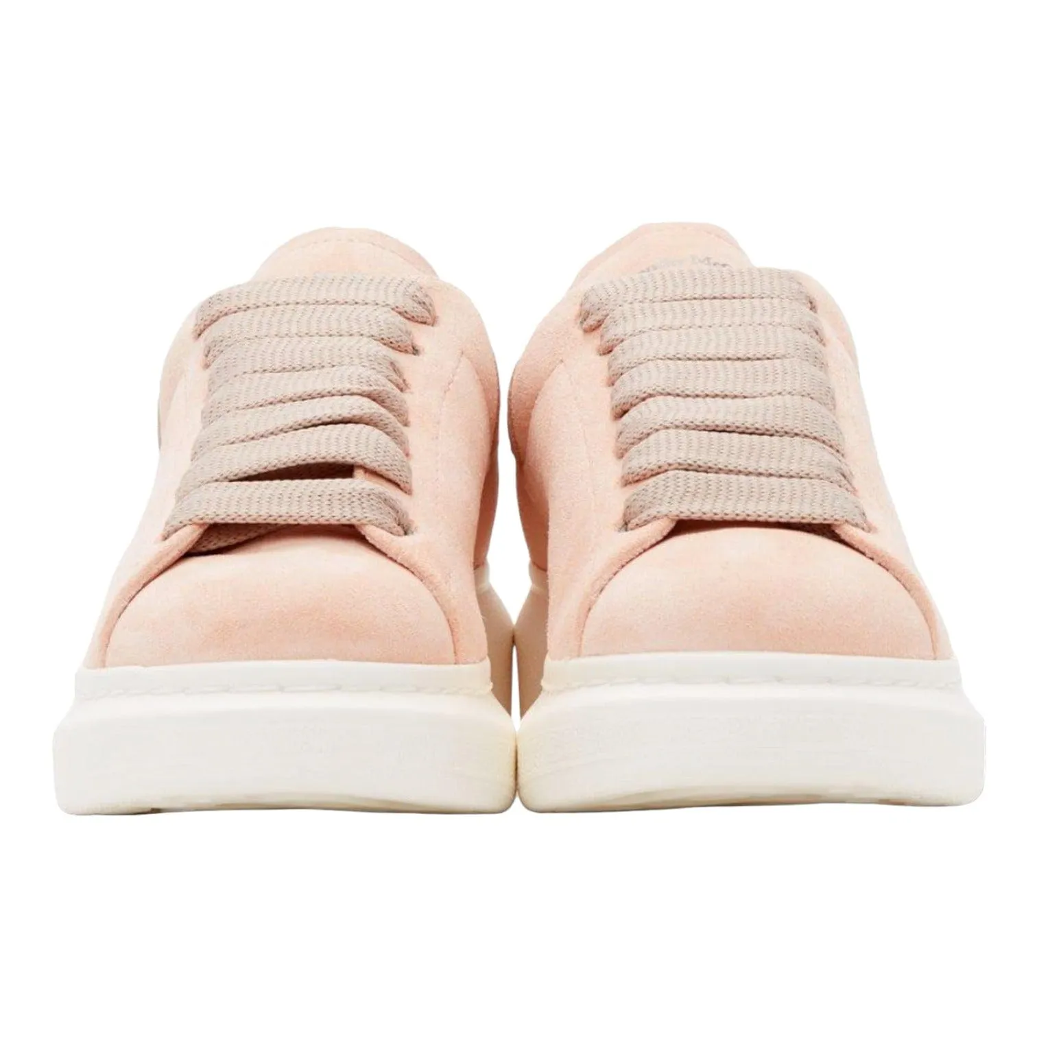 Alexander McQueen Larry Oversized Sneaker Suede Tea Rose
