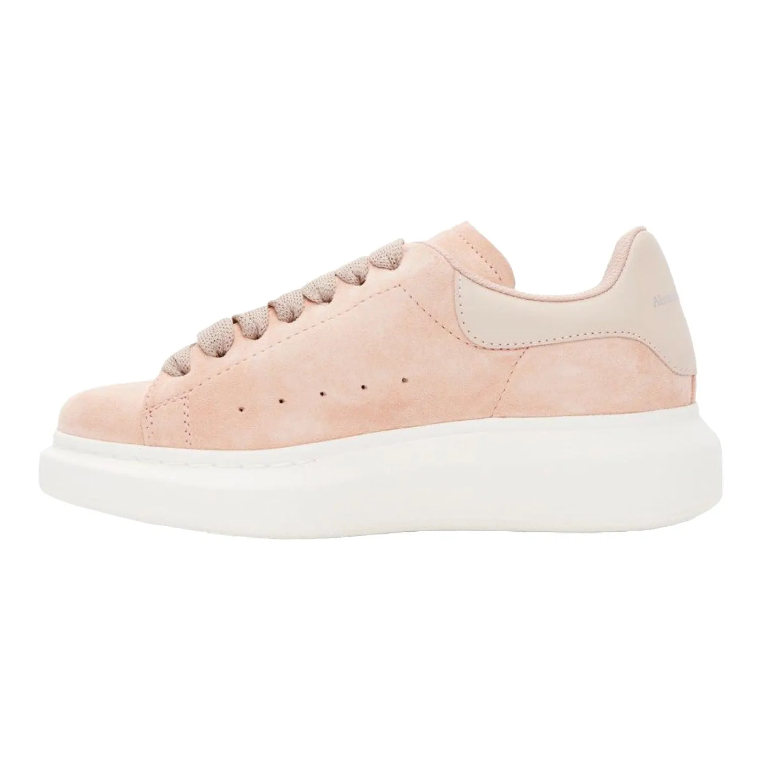 Alexander McQueen Larry Oversized Sneaker Suede Tea Rose