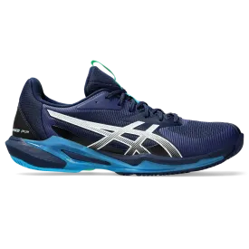 Asics Men's Solution Speed FF 3 Tennis Shoes Blue Expanse White