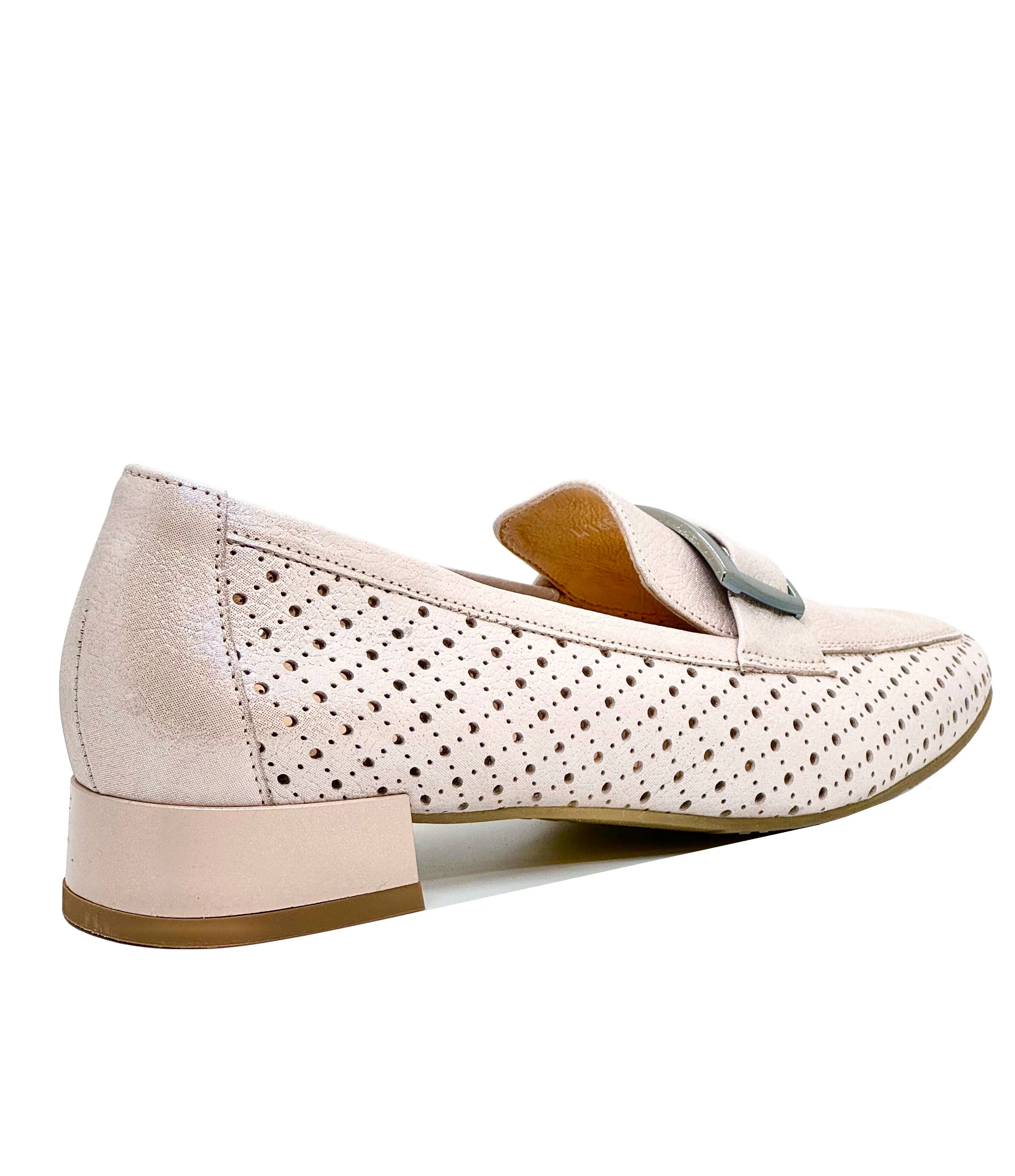 Bioeco Ladies Perforated Leather Loafer