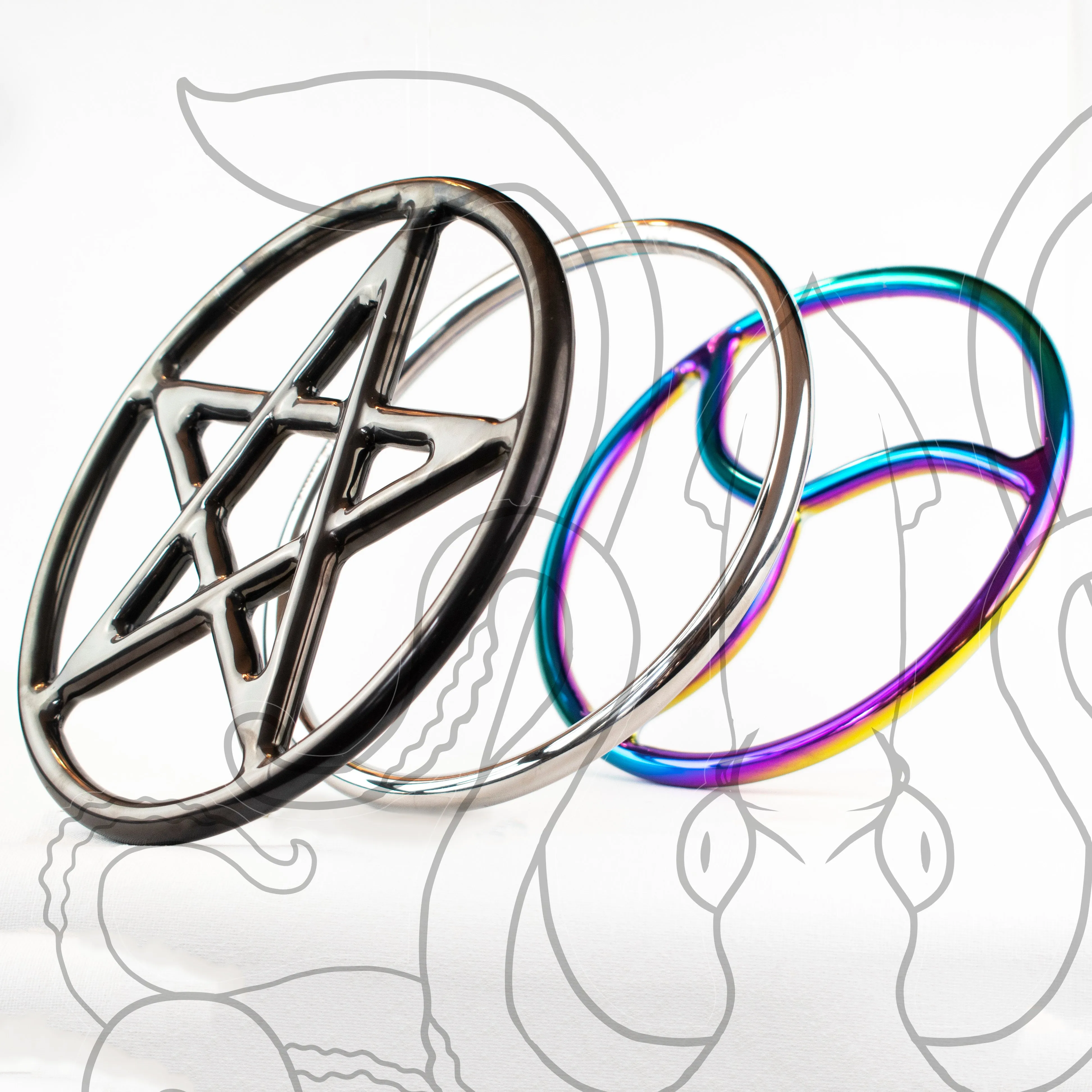 Clearance Sale: Seconds Stainless Steel Suspension Ring – 6" and 9"