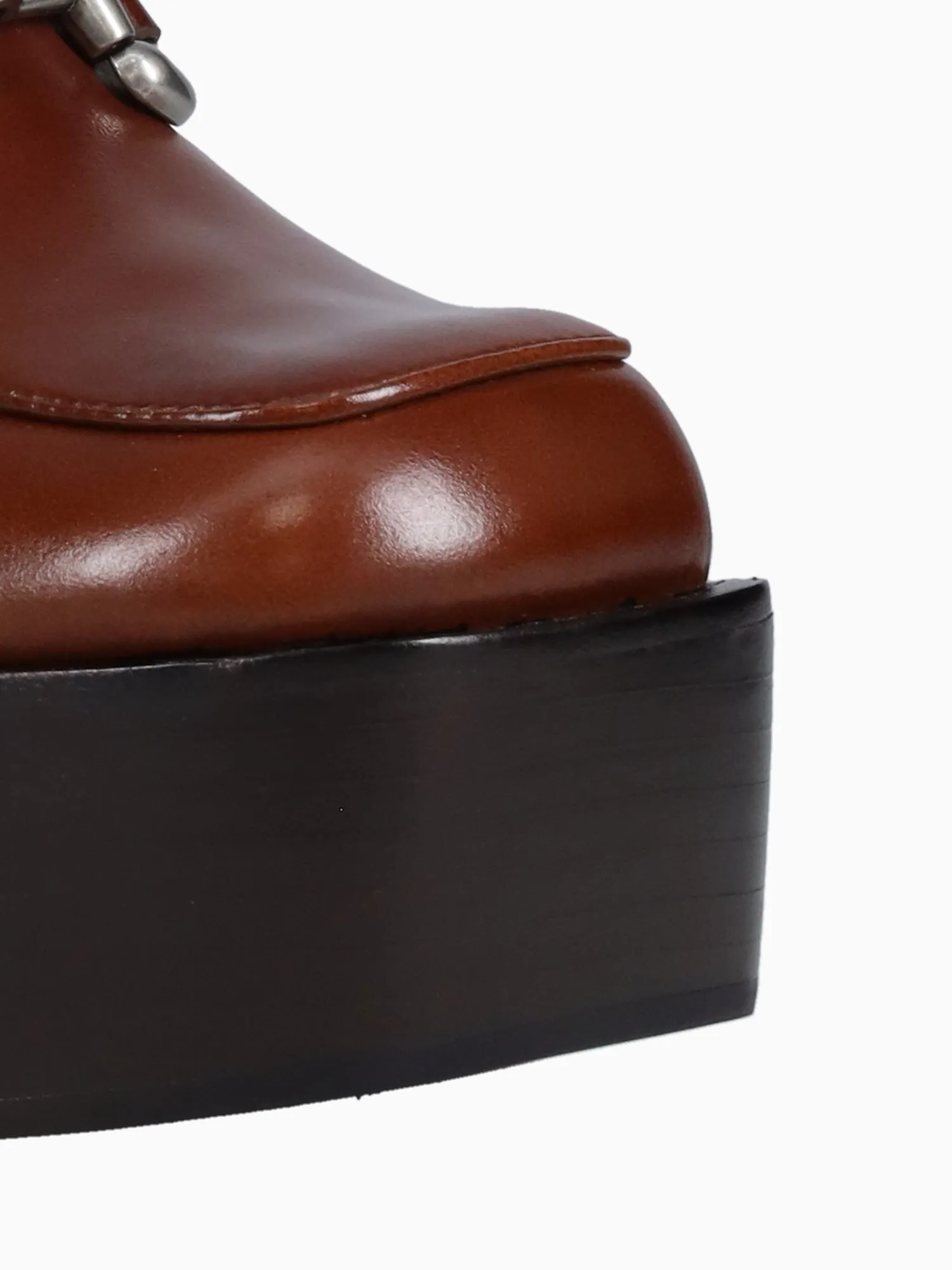 Curator Tan Silver leather