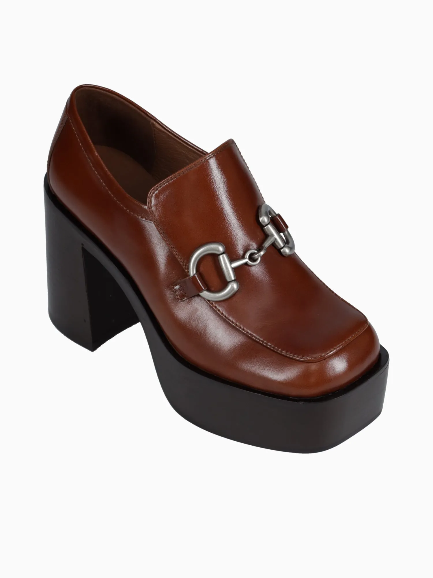 Curator Tan Silver leather
