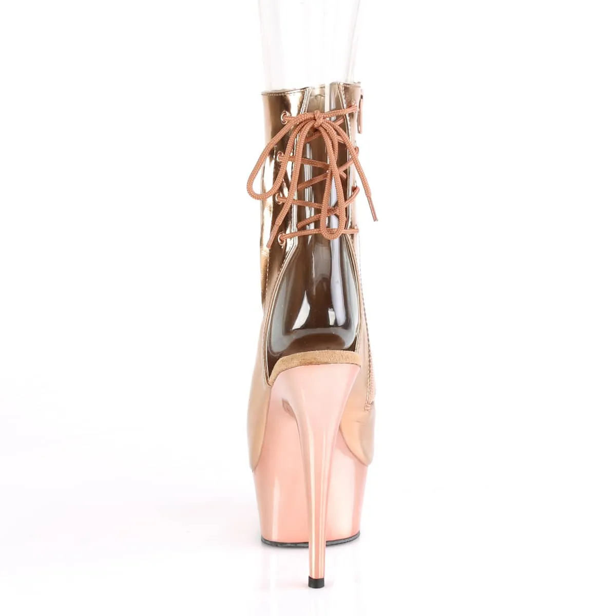 DELIGHT-1018 Calf High Peep Toe Boots