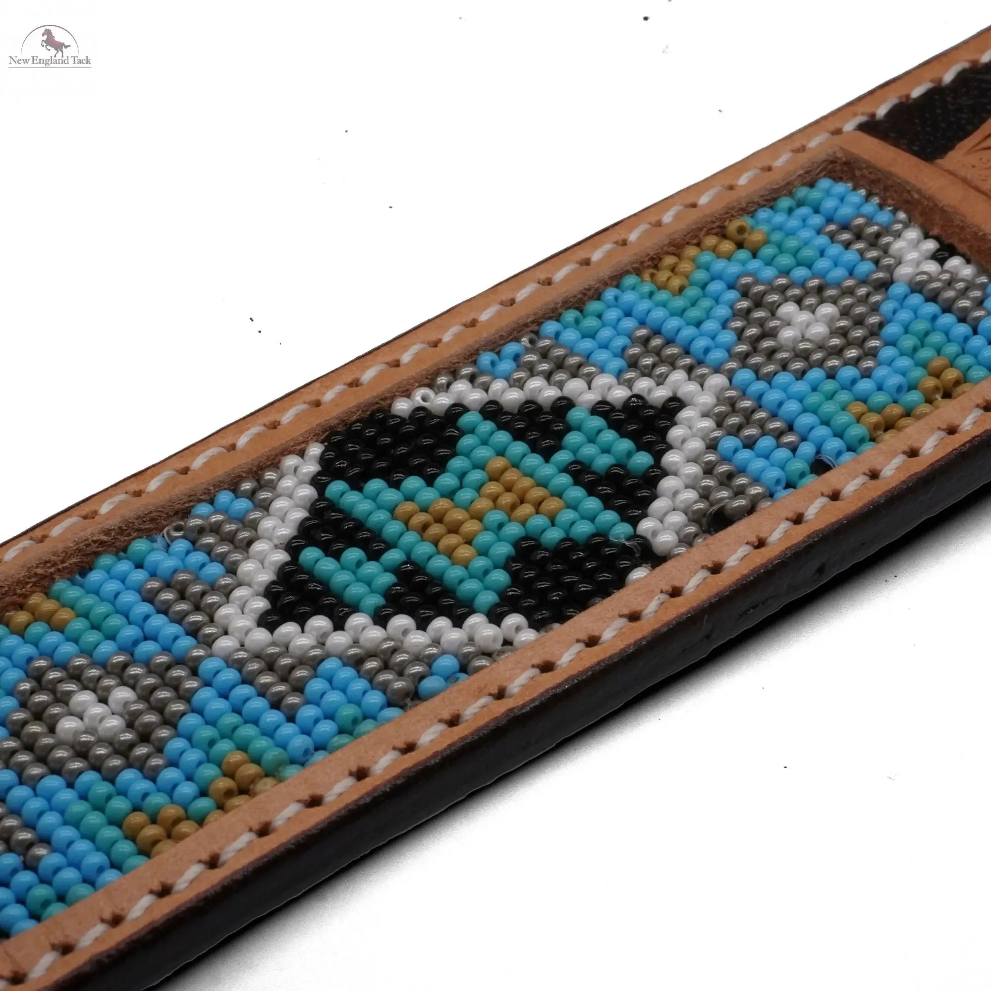 Handcrafted Argentinian Leather Dog Collar with Floral Tooling - Premium Quality
