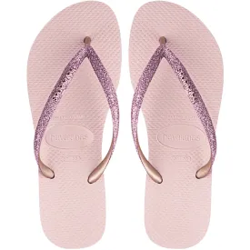 Havaianas Slim Glitter Womens Flip Flops - 6/7UK