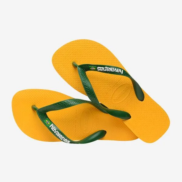 HAVAIANAS - Unisex Brazil Logo Flip Flops