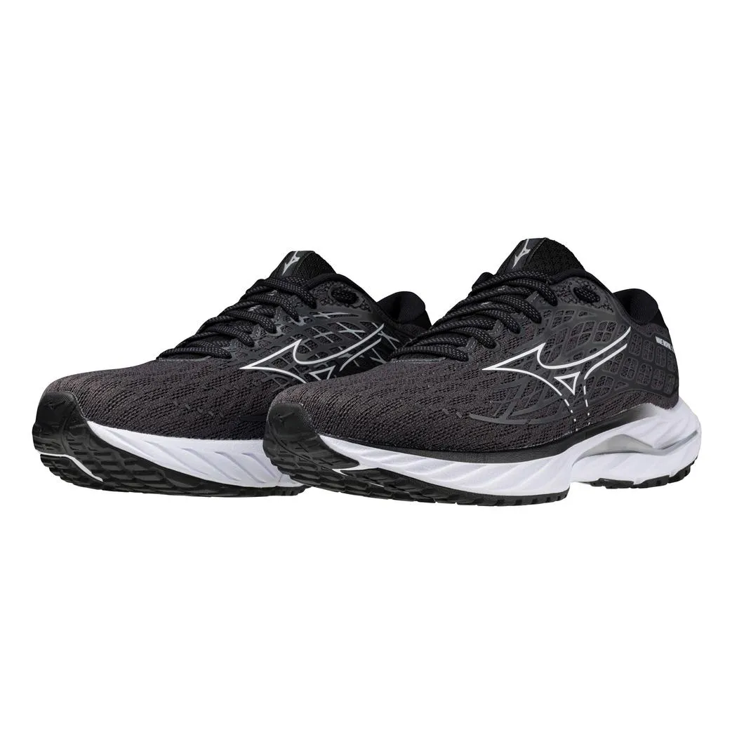 Mizuno Women's Wave Inspire 20 in Ebony White