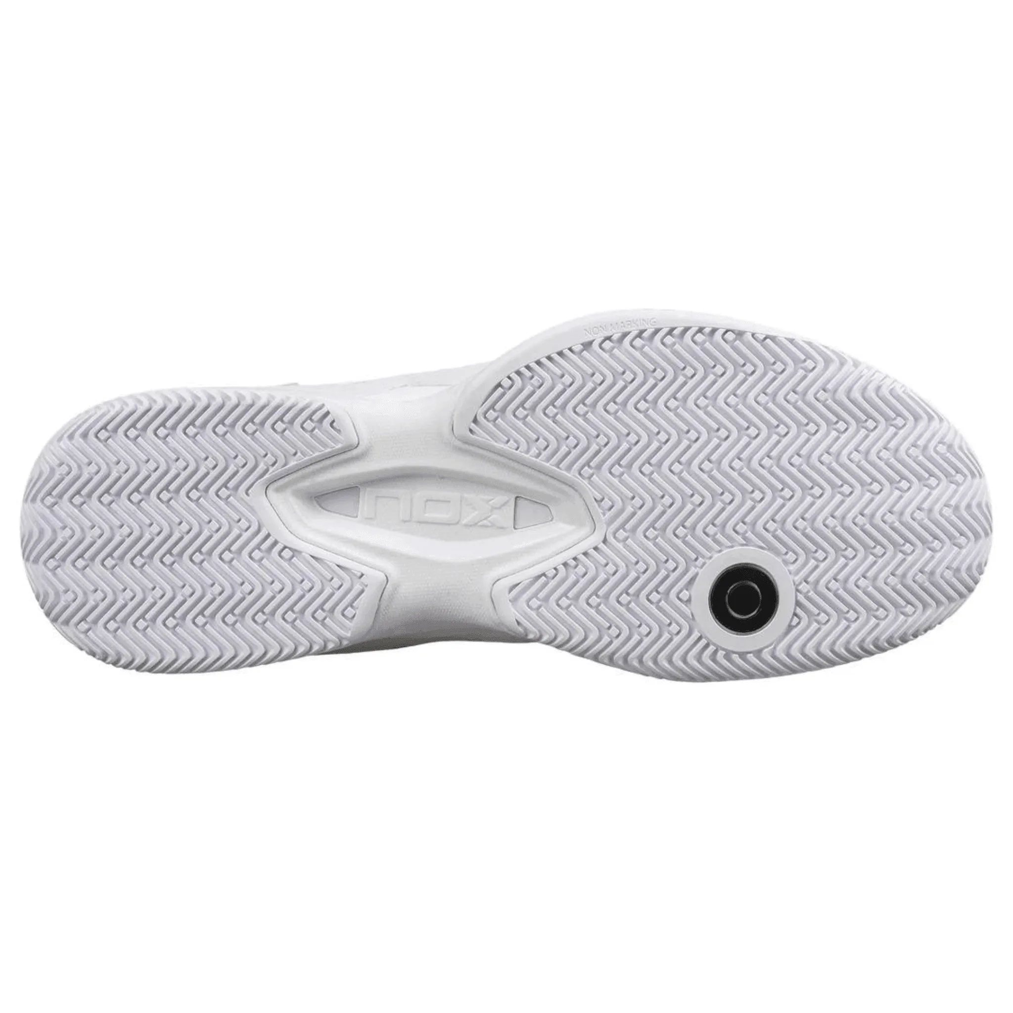 Nox Pro AT10 High-Performance Padel Shoes in Sleek White - Perfect for Professionals
