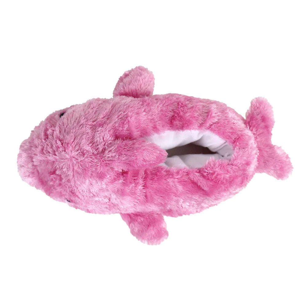 Pink Dolphin Animal Slippers