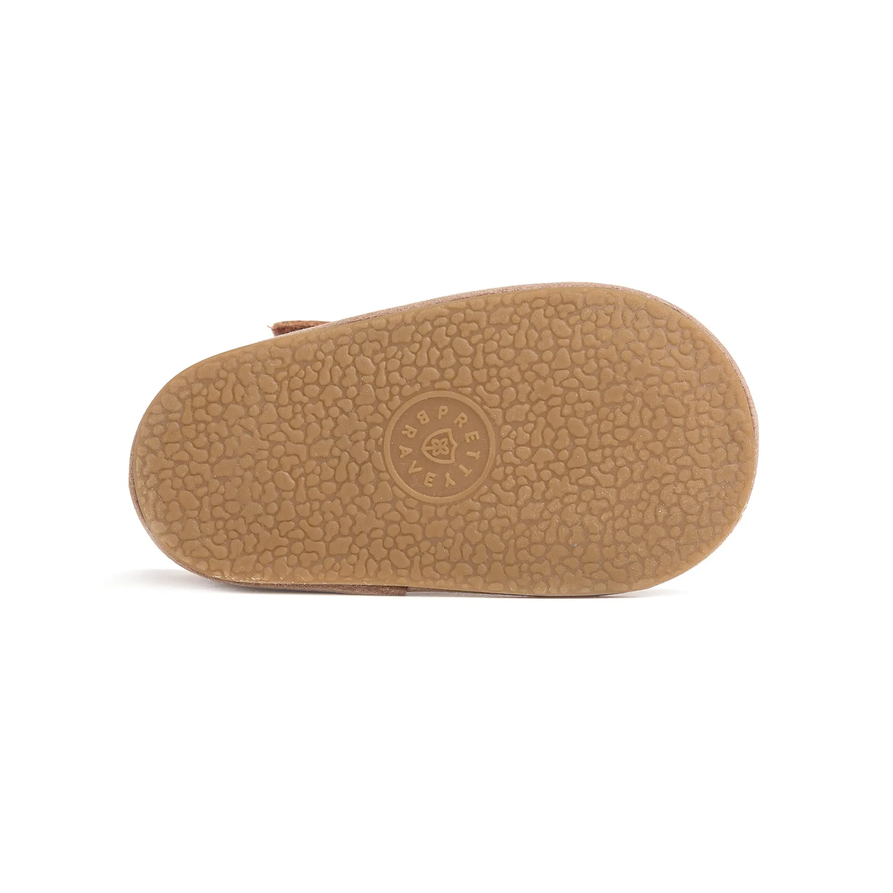 Pretty Brave Leather Baby Morgan Shoes - Stone