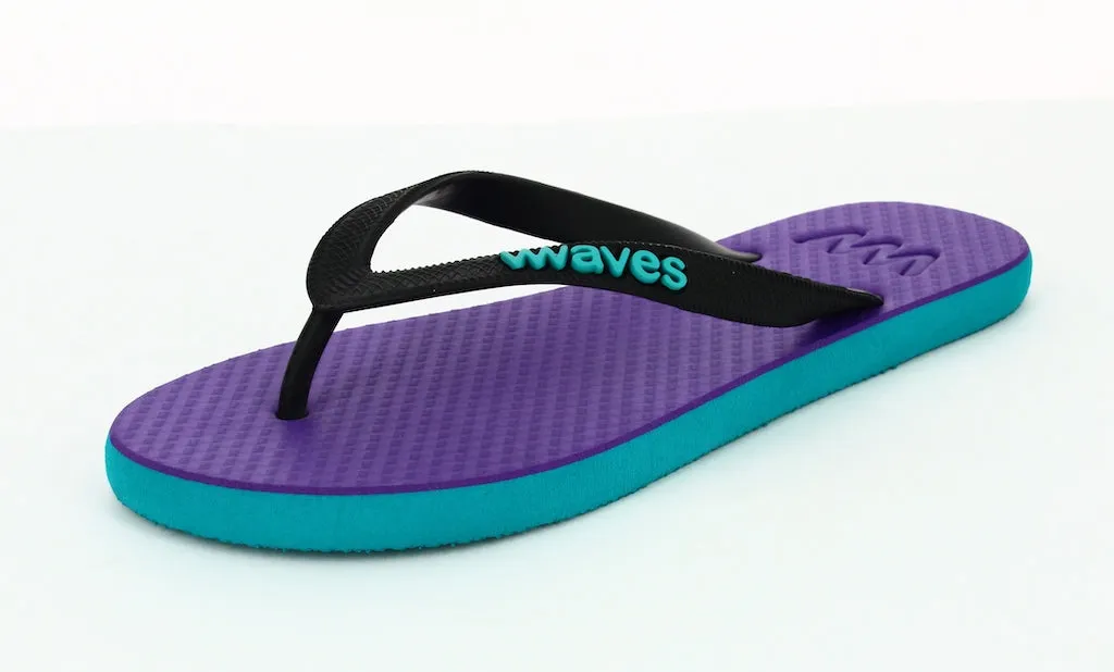 Women's Natural Rubber Flip Flops - Summer Shades